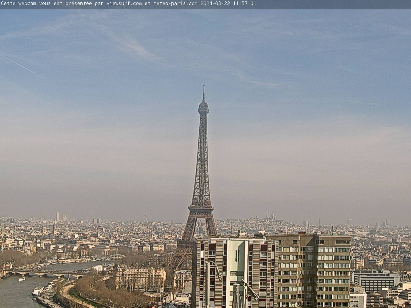 Eiffel Tower, Paris, France - Webcam Image